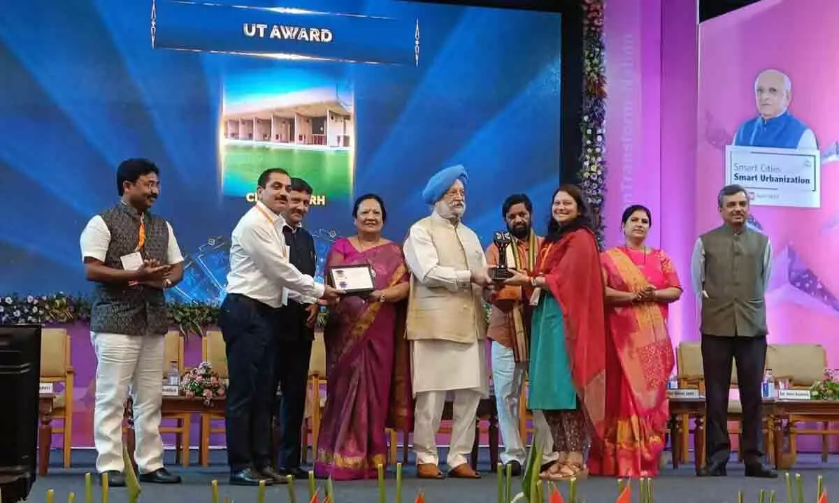 Chandigarh Smart City gets best Union Territory award