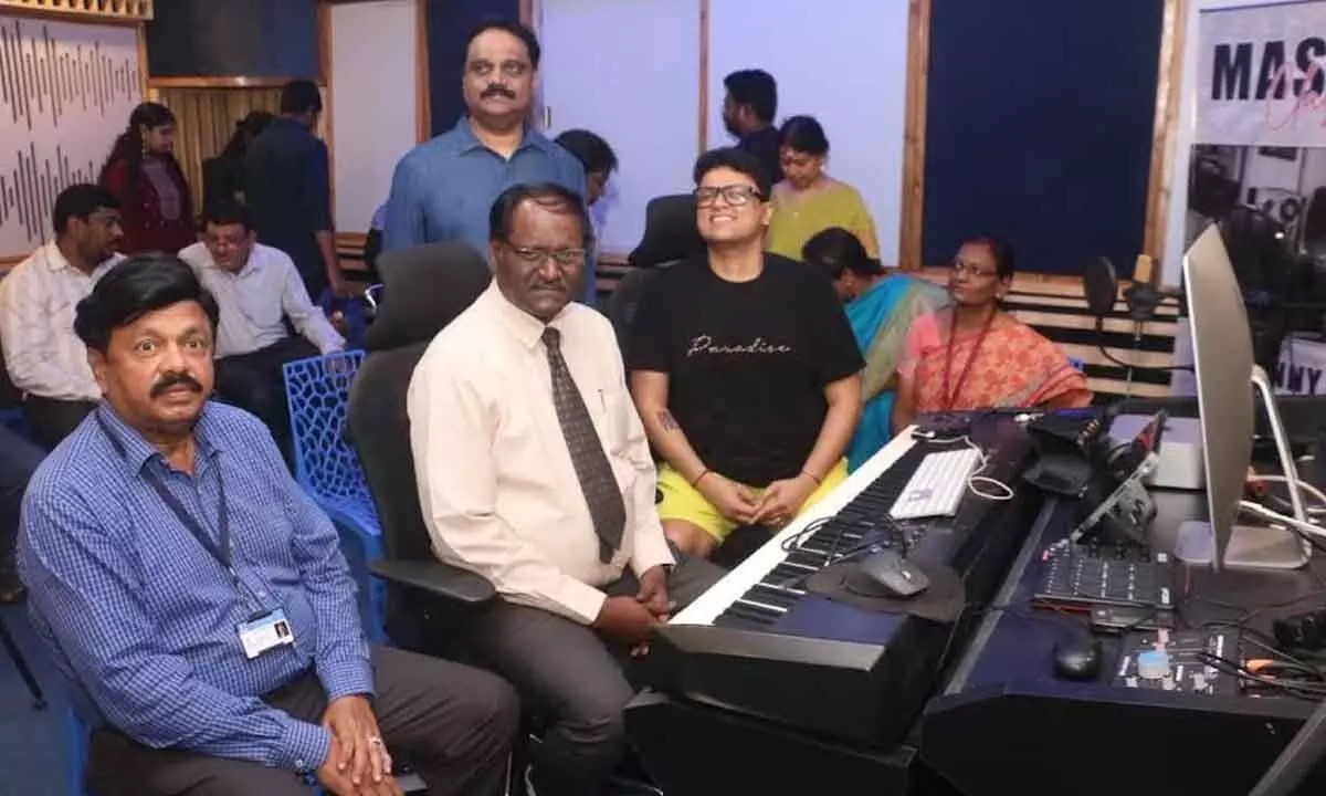 A new audio lab, a video editing studio and a computer lab inaugurated at the Andhra University in Visakhapatnam on Wednesday