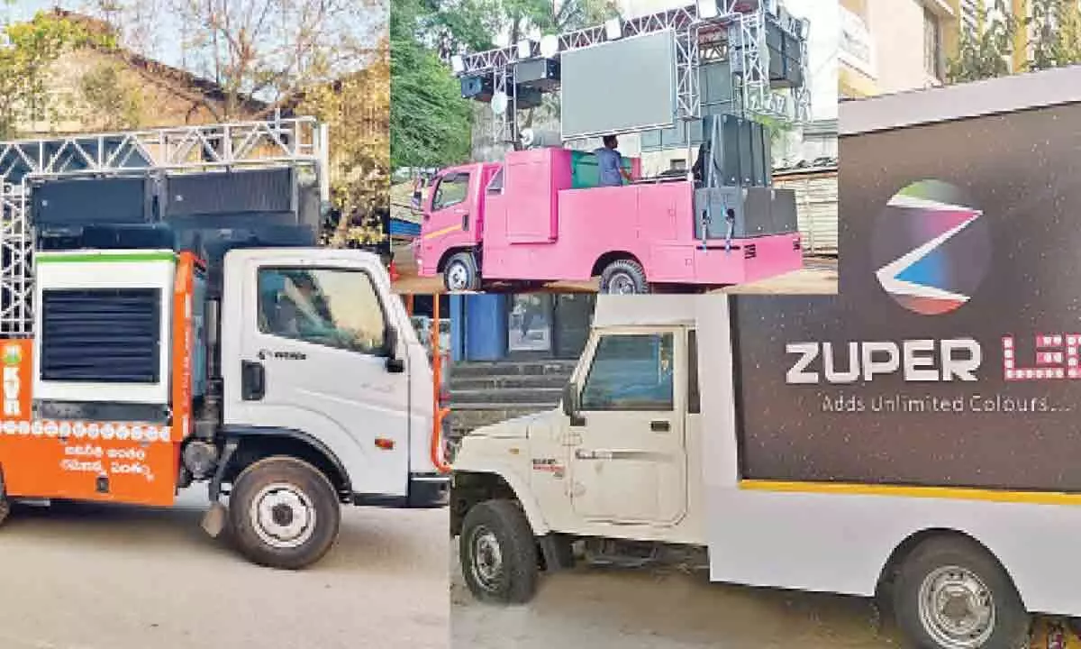 Hyderabad: Hi-tech vehicles set to add colour to poll campaign