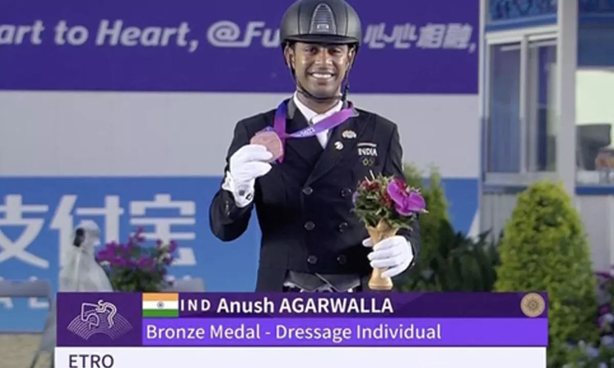 Asian Games: Anush Agarwalla wins historic bronze in Dressage Individual; Hriday Chheda gets eliminated