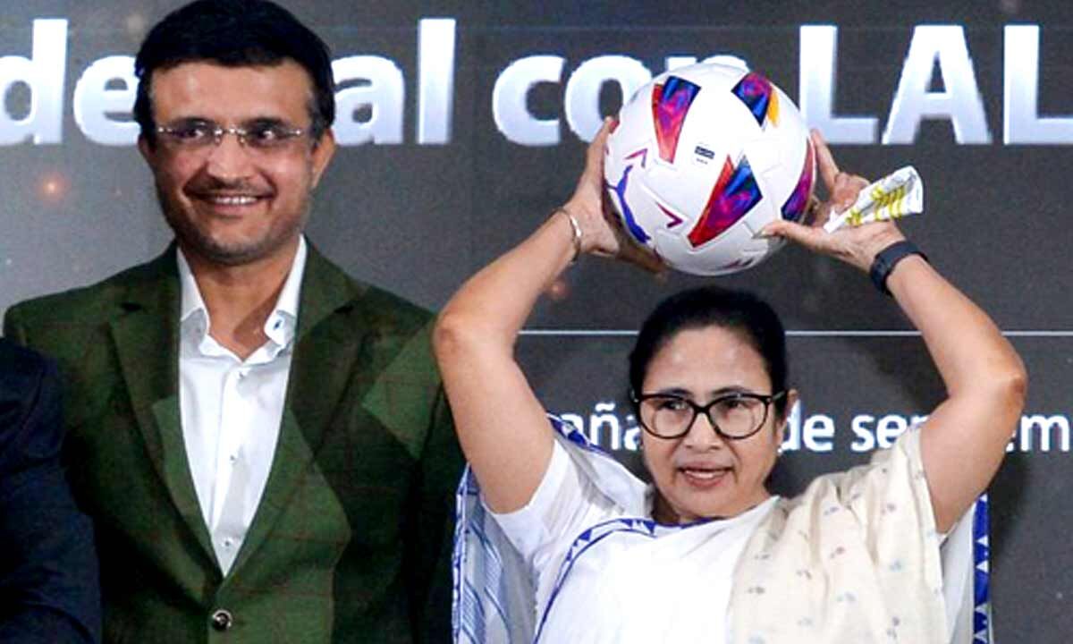 Sourav Ganguly durante su viaje a España con CM