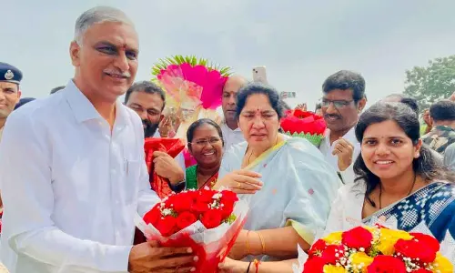 State Finance and Health Minister Harish Rao reached Mulugu district