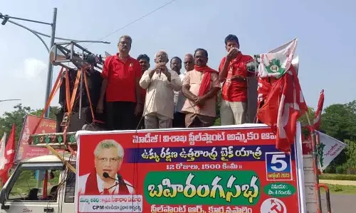 Visakhapatnam: All political parties are fighting for VSP for namesake