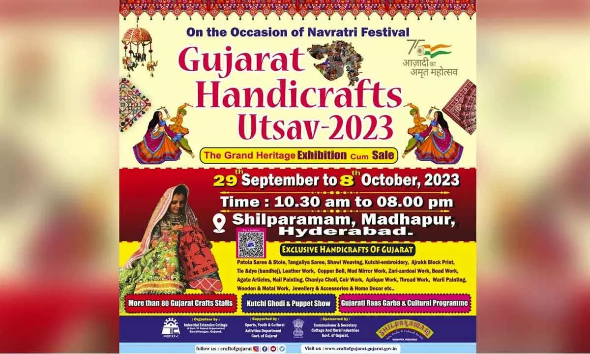 Gujarat Handicrafts Utsav at Shilparamam from today