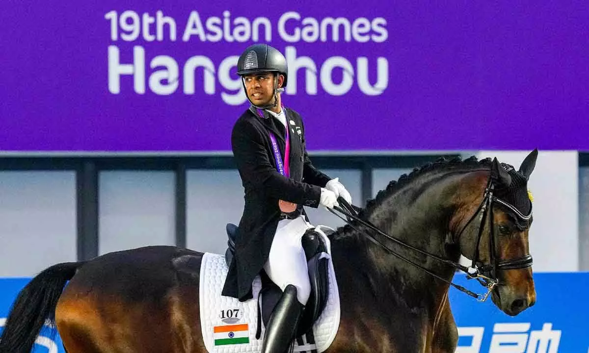 Equestrian Dressage Individual event: Anush wins Indias first ever bronze medal