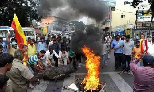 Protests And Shutdowns Grip Bengaluru Over Cauvery Water Dispute