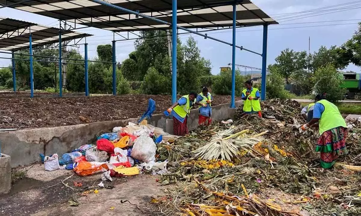 VMC collects 600 kg flower waste during Ganesh festival