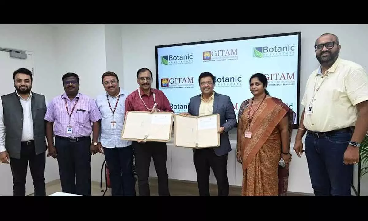 Visakhapatnam: GITAM inks pact with Botanic Healthcare