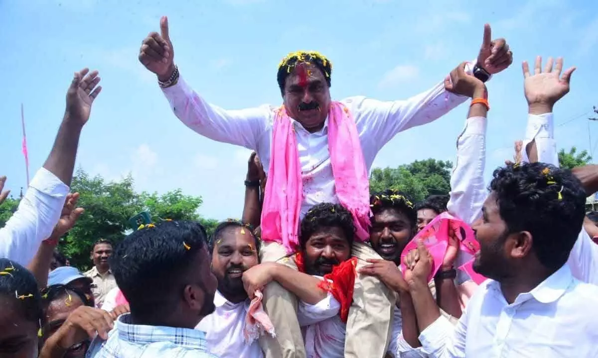 KCR ensured political uplift of tribal people, says Errabelli