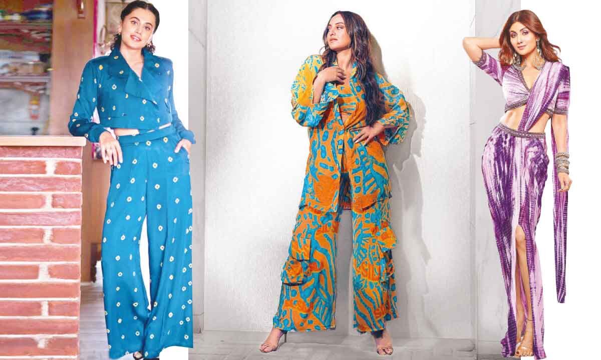 Celebrity Inspired Blue Cutwork Short Co Ord Set - CISC02 [PRE-BOOKING] main image 0