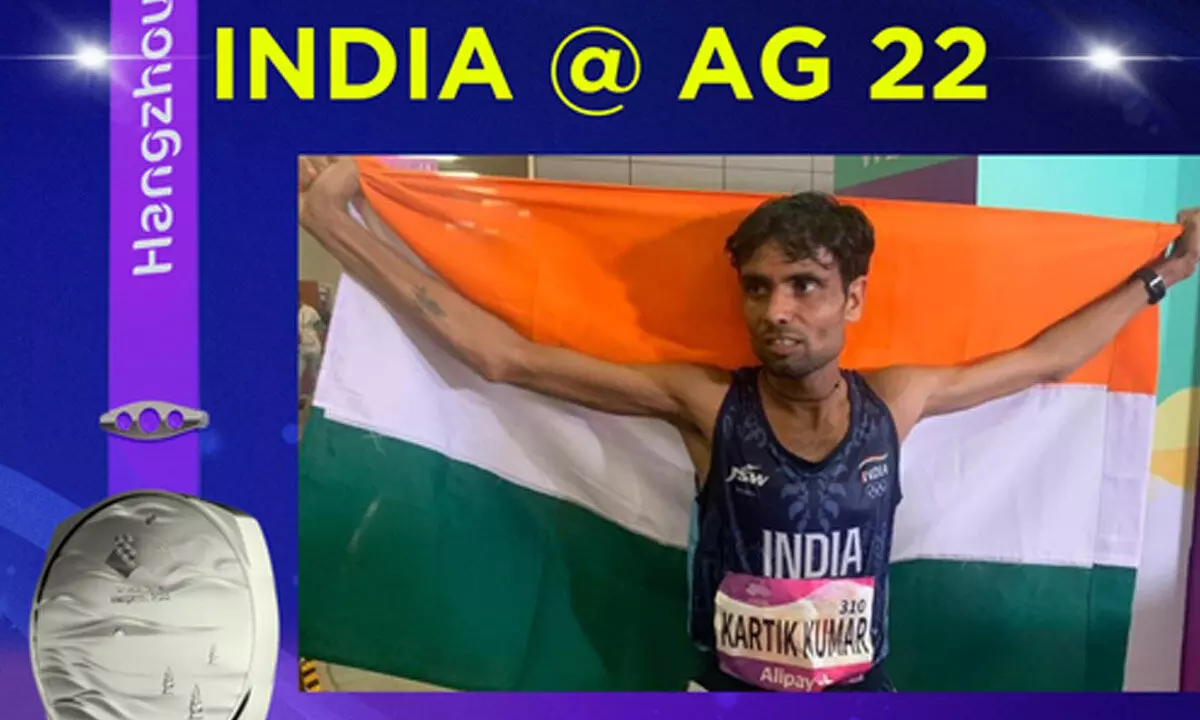 Asian Games: Karthik Kumar, and Gulveer Singh claim silver, and bronze in mens 10,000m race