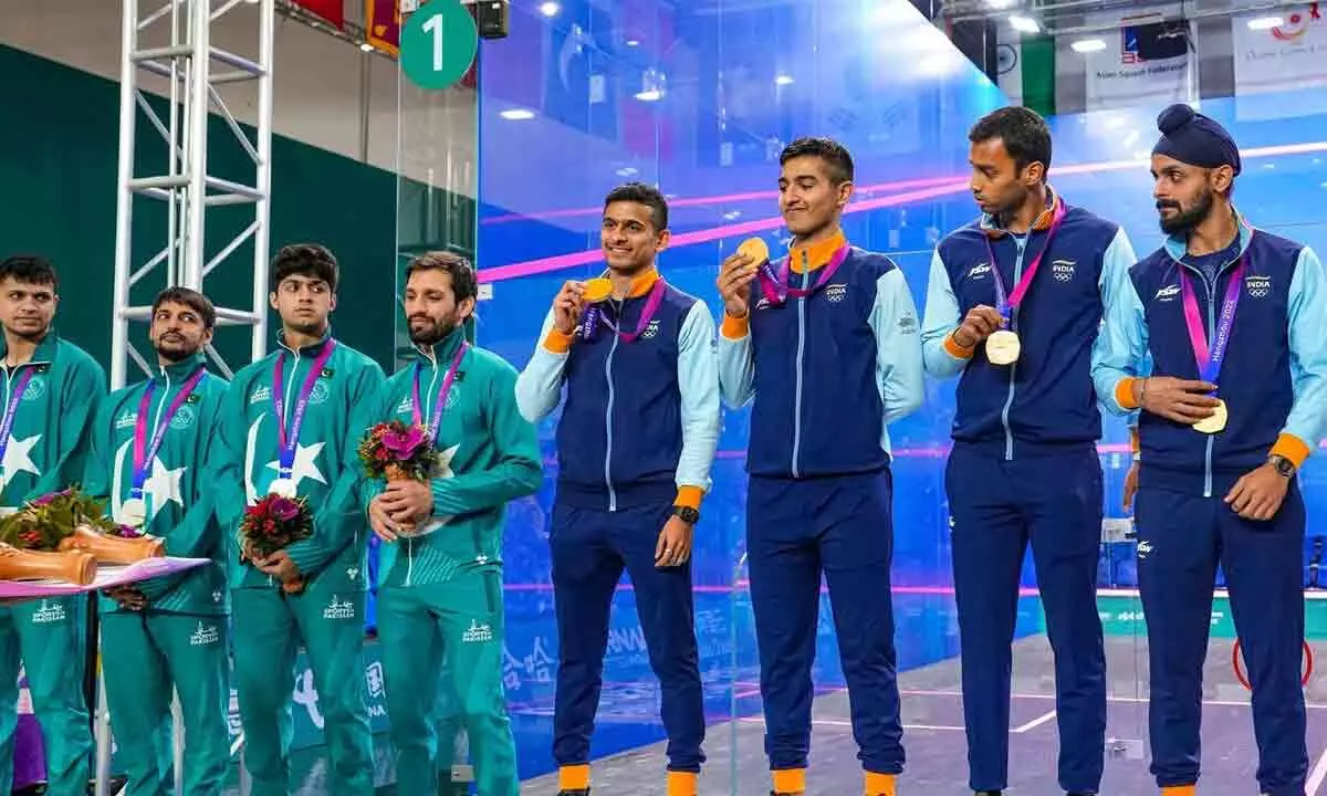 India beat Pak in thriller to bag quash team gold after 8 yrs