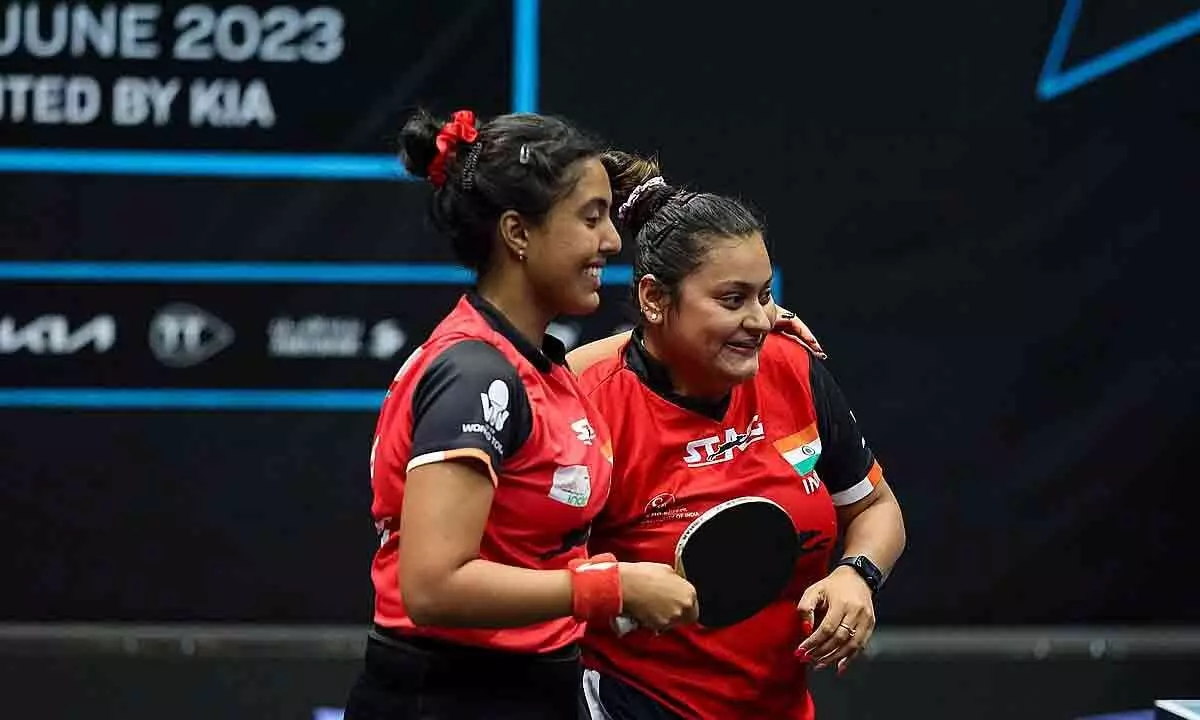 Anhika, Suthirtha ensure Indias first-ever medal in womens doubles
