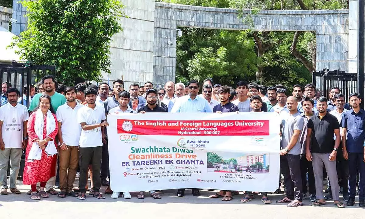 Cleanliness Drive held at EFLU