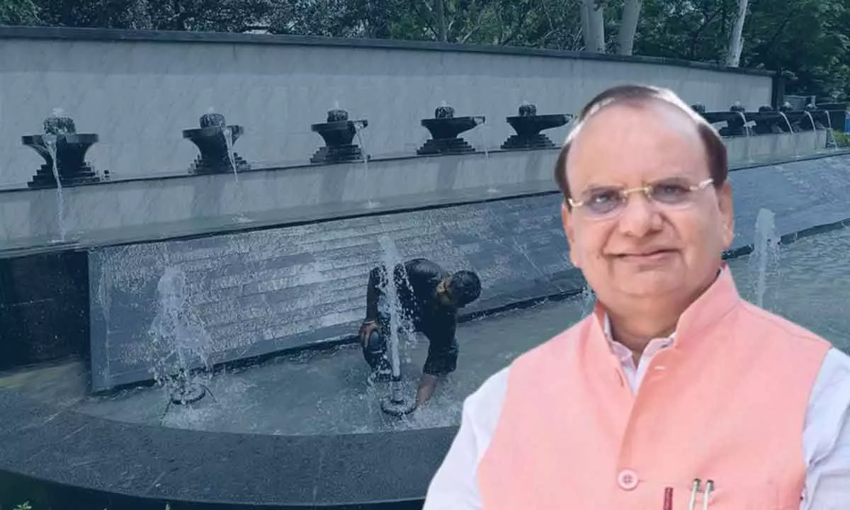 There is God in every particle of country: Delhi LG on AAPs objection to Shivling fountains