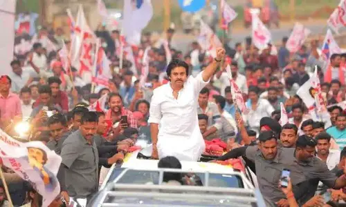 Pawan holds meeting with Jana Sena leaders, will head to Avanigadda for Varahi Yatra