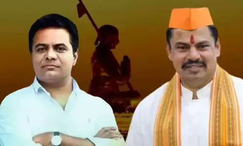 KCR and KTR should meet PM Modi instead leveling charges: Raja Singh