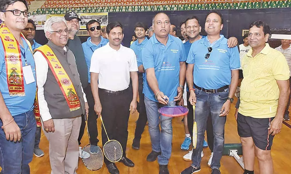 Hyderabad: Badminton tourney held to commemorate Agrasen Jayanti