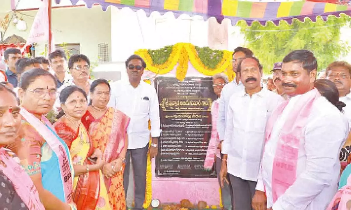 Rs 1.47cr worth devpt projects launched in Khammam