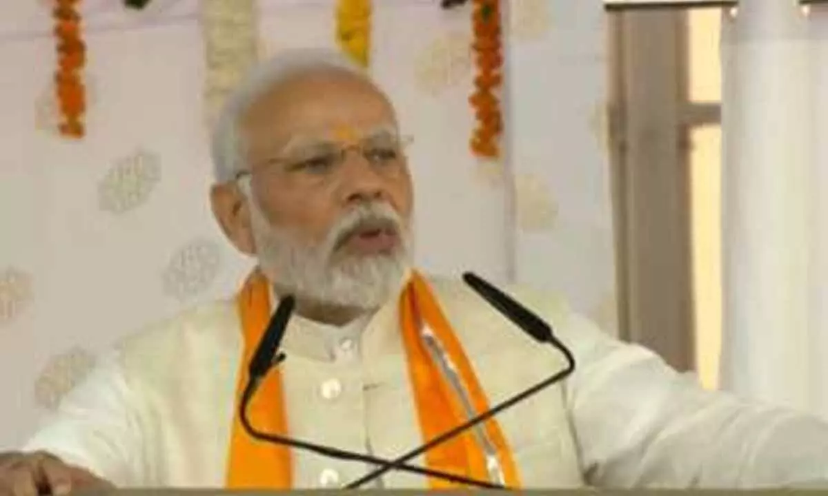 Modi offers prayers at Sanwaliya Seth temple in Rajasthans Chittorgarh, inaugurates projects worth Rs 7,000 cr
