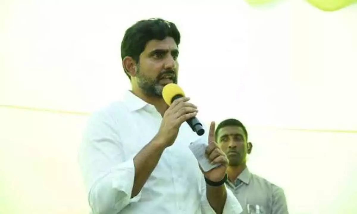 Nara Lokesh flays Jagan, says MPs, MLAs can also be arrested without evidences