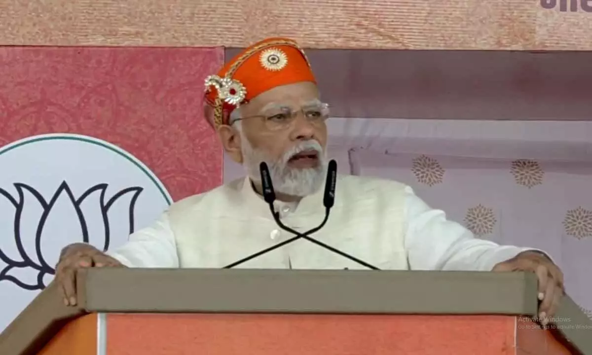 Modi promises ‘pakka ghar’ and tap connection to each poor in Rajasthan