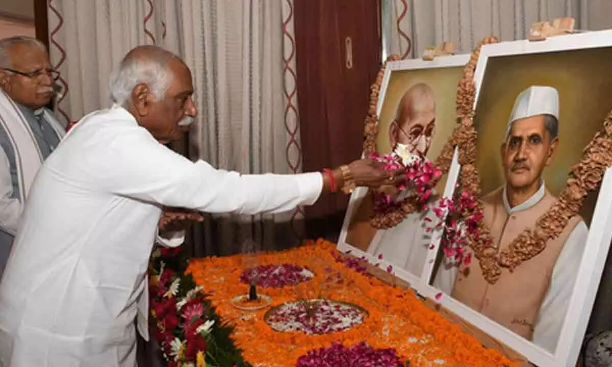 Eradicate sense of animosity, says Haryana Guv on Gandhi Jayanti