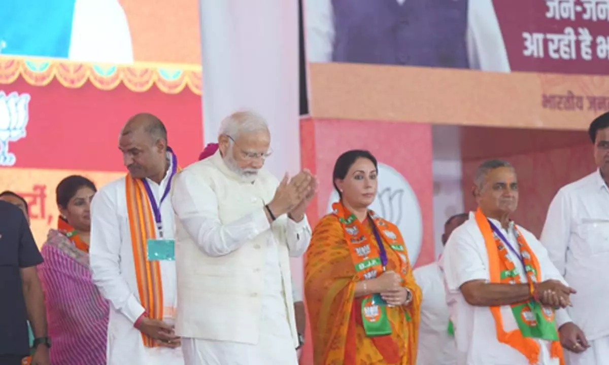 PM Modi launches slew of developmental projects in poll-bound Rajasthan