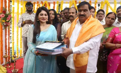 Madam Chief Minister started with Auspicious Pooja Ceremony