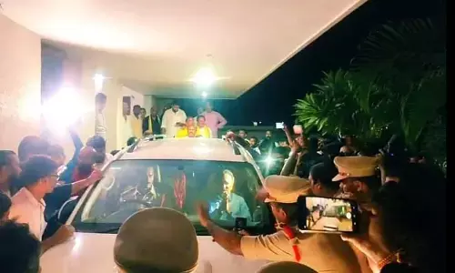 Former minister Bandaru held, shifted to Guntur