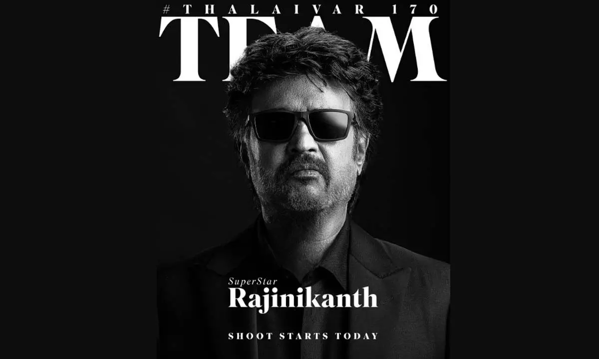 Rajinikanth’s ‘Thalaivar 170’ announces shoot start with slick poster