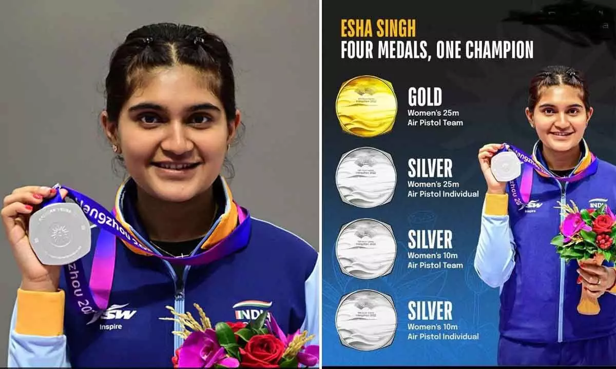 With Asian Games’ 4 medals in kitty, Esha sets sights on Paris Olympics