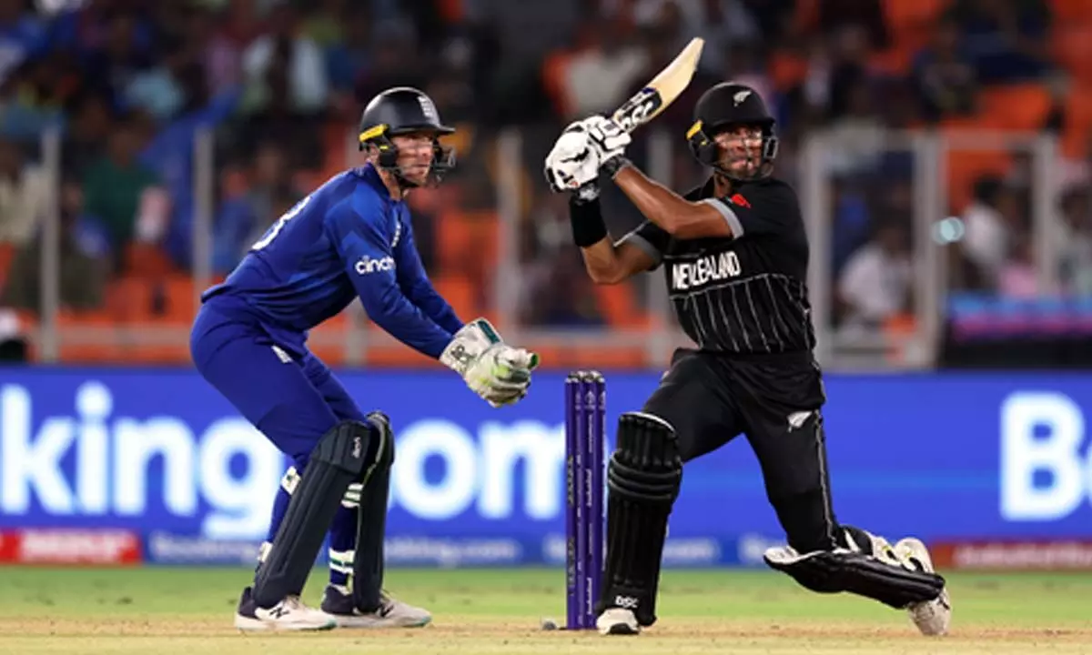 World Cup: Rachin Ravindra smashes fastest World Cup ODI century for New Zealand