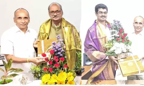 Bhimavaram: Muralikrishnam Raju takes charge as SRKR Engg College principal