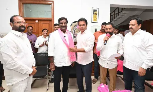 Medchal-Malkajgiri Dcc chief, supporters join BRS fold