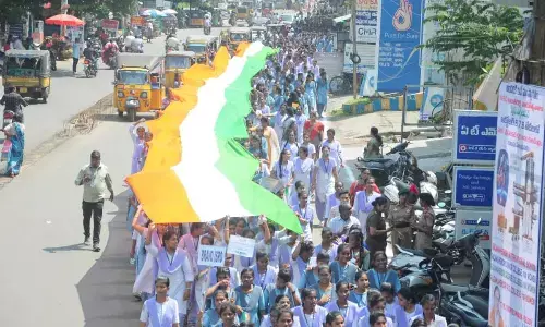 Spacewalk rally was held with enthusiasm