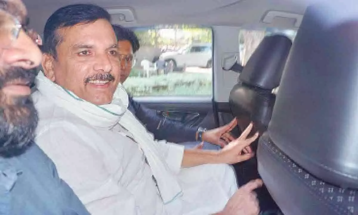 New Delhi: Aam Aadmi Party MP Sanjay Singh sent to Enforcement Directorate custody till October 10