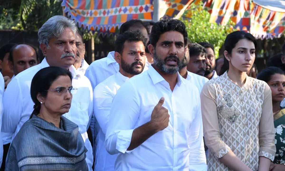 Lokesh clarified doubts about Naidus security