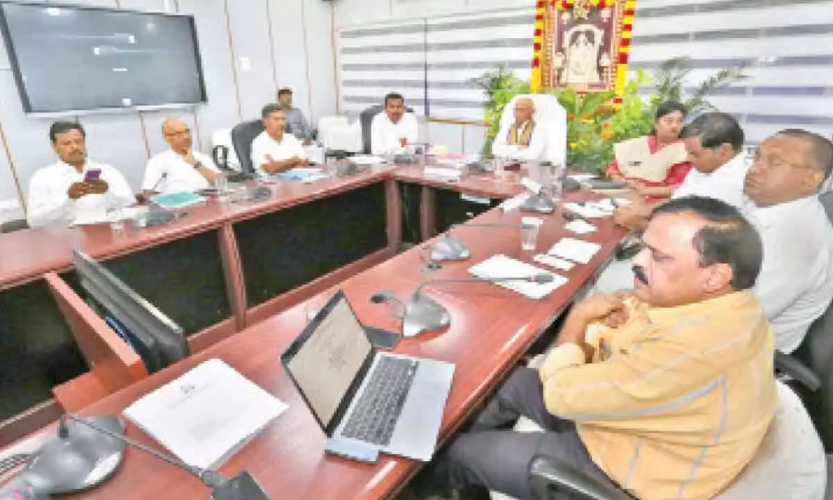 Tirumala: TTD geared up for Navaratri Brahmotsavam says EO AV Dharma Reddy