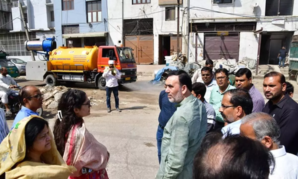 Rising pollution: Gopal Rai conducts surprise inspection at Wazirpur
