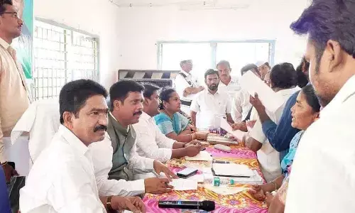 Vijayawada: Special Spandana held at Reddigudem