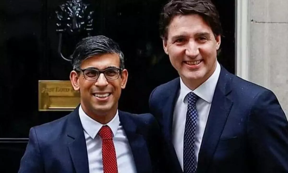 Sunak, Trudeau for de-escalating India-Canada row