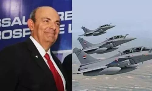 Chairman and CEO Dassault Aviation arrives in Delhi on Monday to negotiate Indian Navy order for 26 Rafale fighters