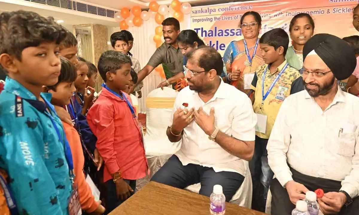MP Vaddiraju assures help to Thalassemia patients