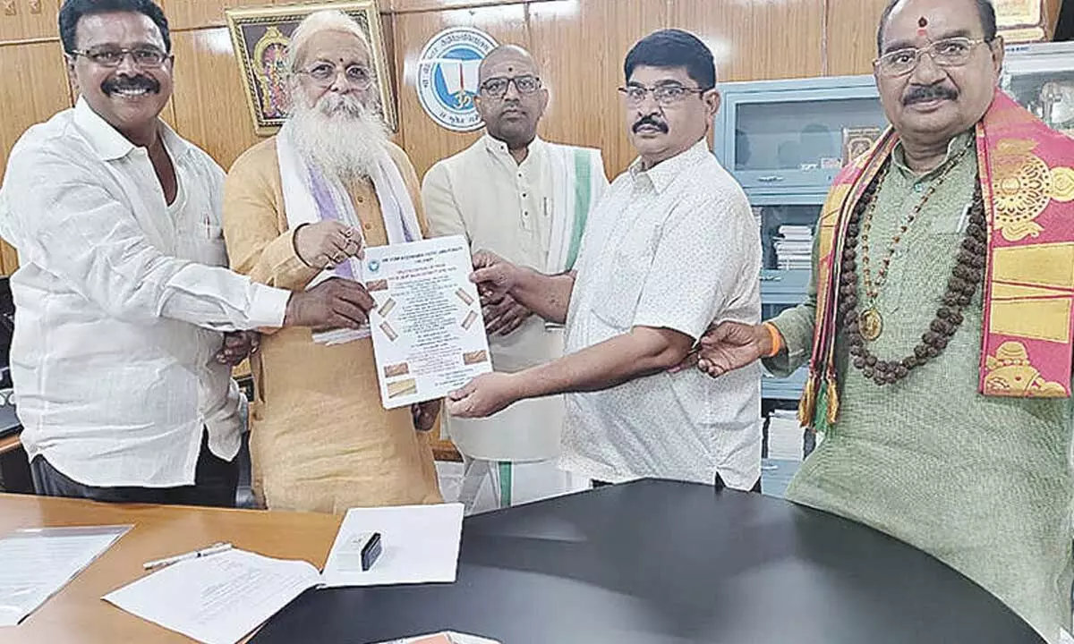 Vedic varsity signs MoUs to digitise ancient manuscripts