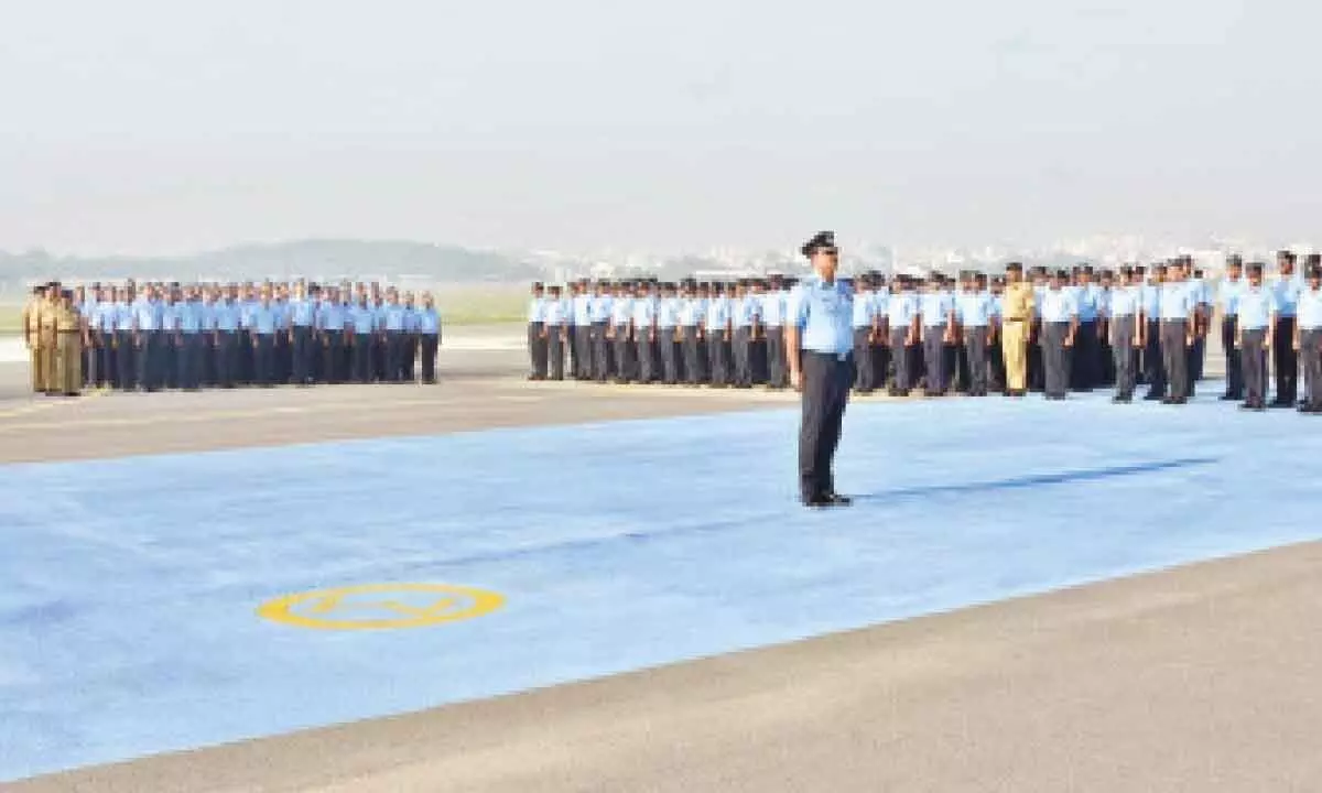Hyderabad: Begumpet Airforce station celebrates IAF 91st anniversary