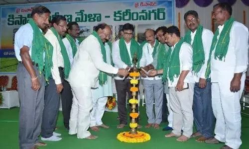 Kisan Grameen Mela-2023 got under way in Karimnagar on Monday.