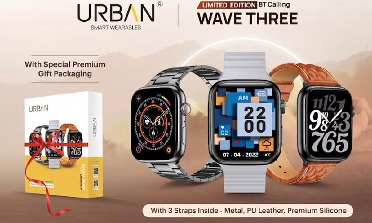 URBAN Unveils Smartwatch Range for the Festive Season: Wave Three and Nova