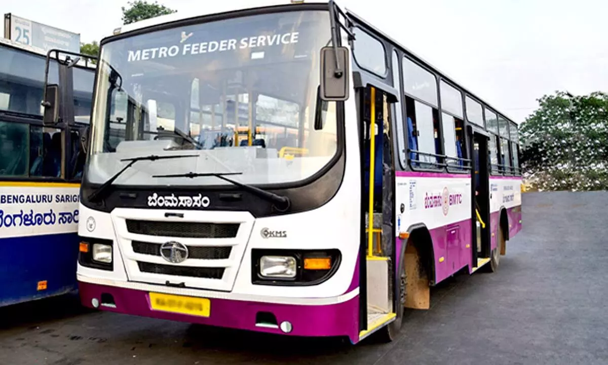 Bengaluru Purple Line Welcomes 38 New Metro Feeder Buses