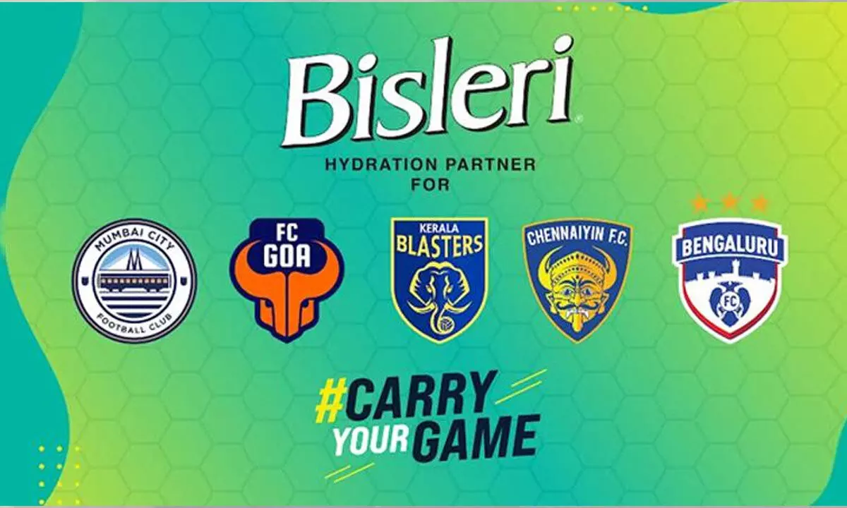 Bisleri Continues Its #CarryYourGame Campaign With Five Indian Super League Teams